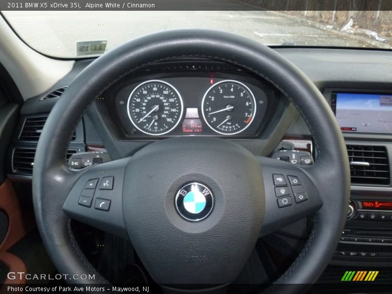 Alpine White / Cinnamon 2011 BMW X5 xDrive 35i