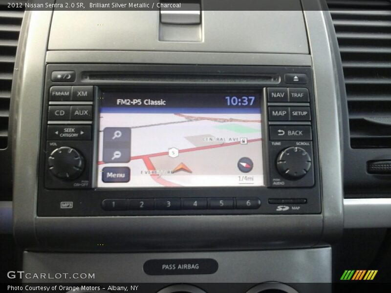 Brilliant Silver Metallic / Charcoal 2012 Nissan Sentra 2.0 SR