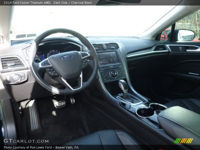 Dark Side / Charcoal Black 2014 Ford Fusion Titanium AWD