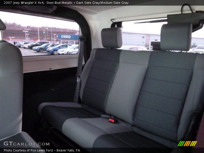 Steel Blue Metallic / Dark Slate Gray/Medium Slate Gray 2007 Jeep Wrangler X 4x4