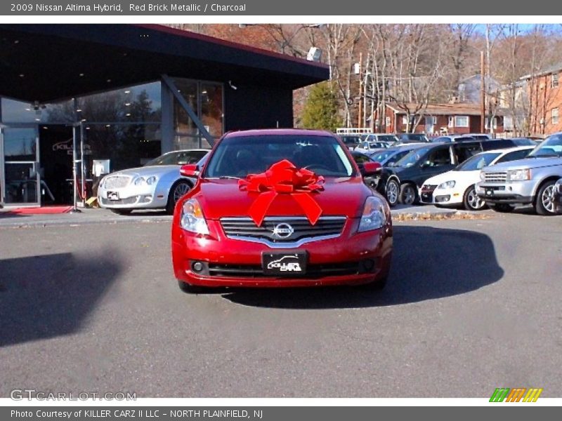 Red Brick Metallic / Charcoal 2009 Nissan Altima Hybrid