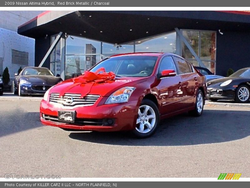 Red Brick Metallic / Charcoal 2009 Nissan Altima Hybrid