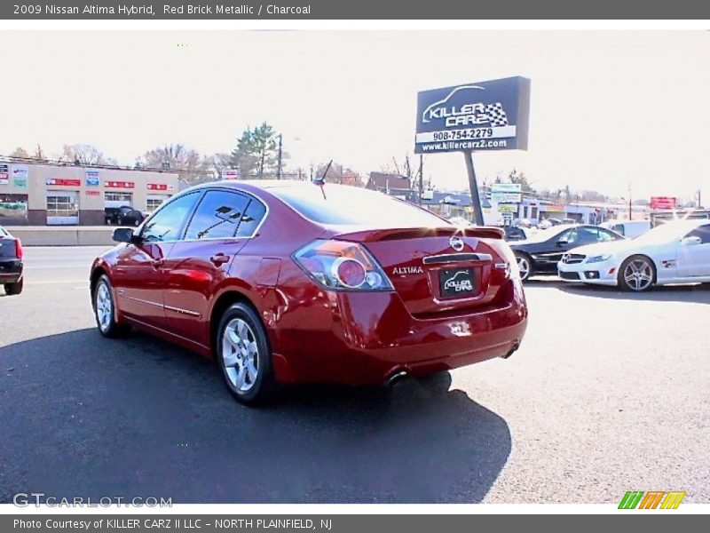 Red Brick Metallic / Charcoal 2009 Nissan Altima Hybrid
