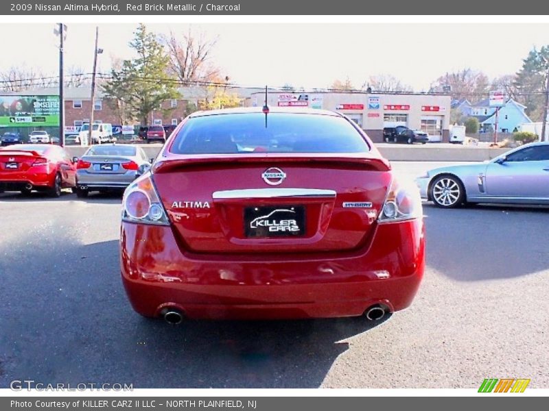 Red Brick Metallic / Charcoal 2009 Nissan Altima Hybrid