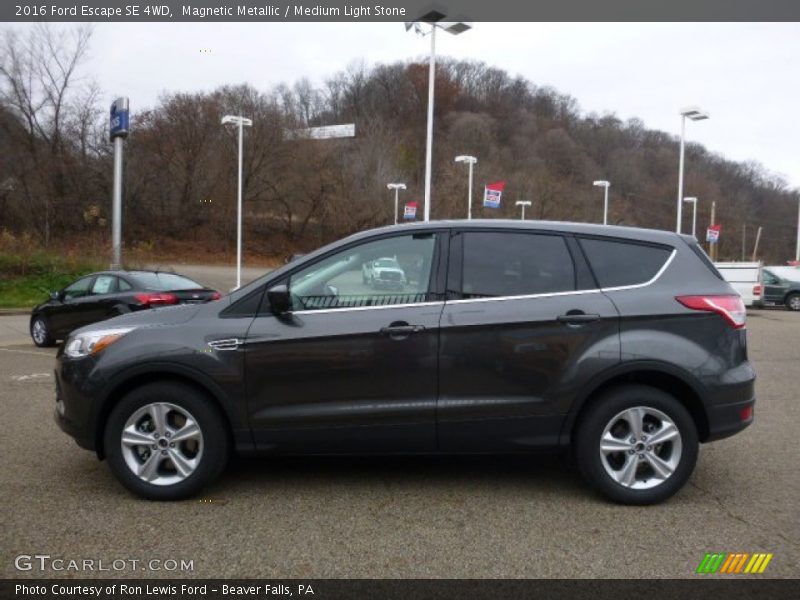 Magnetic Metallic / Medium Light Stone 2016 Ford Escape SE 4WD