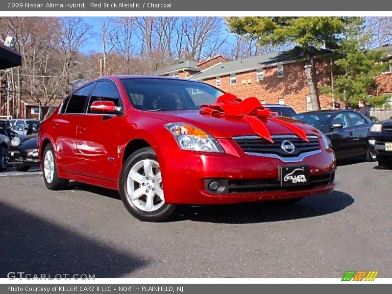 Red Brick Metallic / Charcoal 2009 Nissan Altima Hybrid