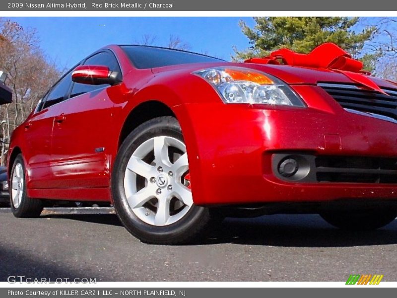 Red Brick Metallic / Charcoal 2009 Nissan Altima Hybrid