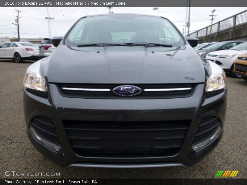 Magnetic Metallic / Medium Light Stone 2016 Ford Escape SE 4WD