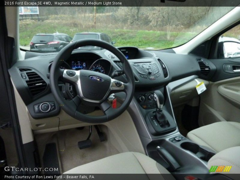 Magnetic Metallic / Medium Light Stone 2016 Ford Escape SE 4WD