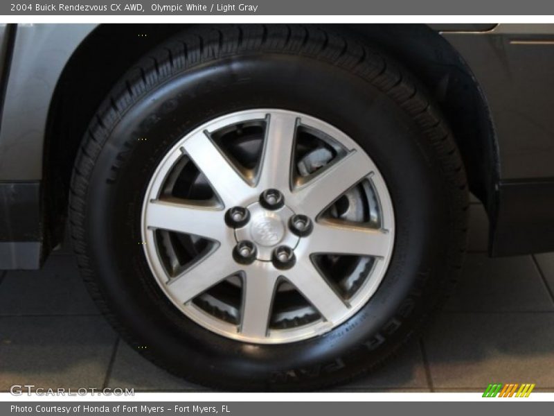 Olympic White / Light Gray 2004 Buick Rendezvous CX AWD