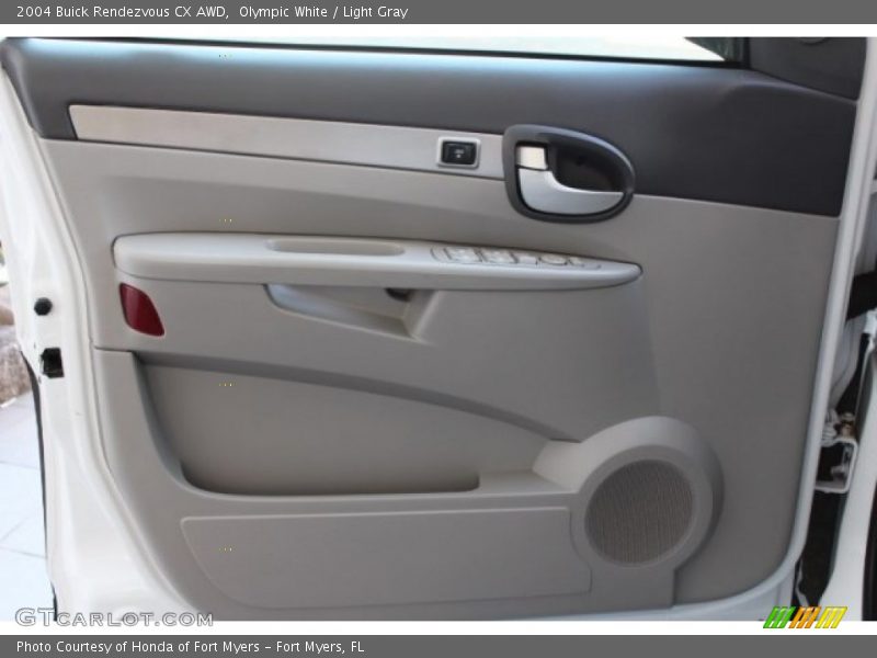 Olympic White / Light Gray 2004 Buick Rendezvous CX AWD