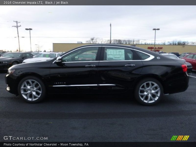 Black / Jet Black 2016 Chevrolet Impala LTZ