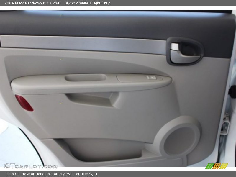 Olympic White / Light Gray 2004 Buick Rendezvous CX AWD