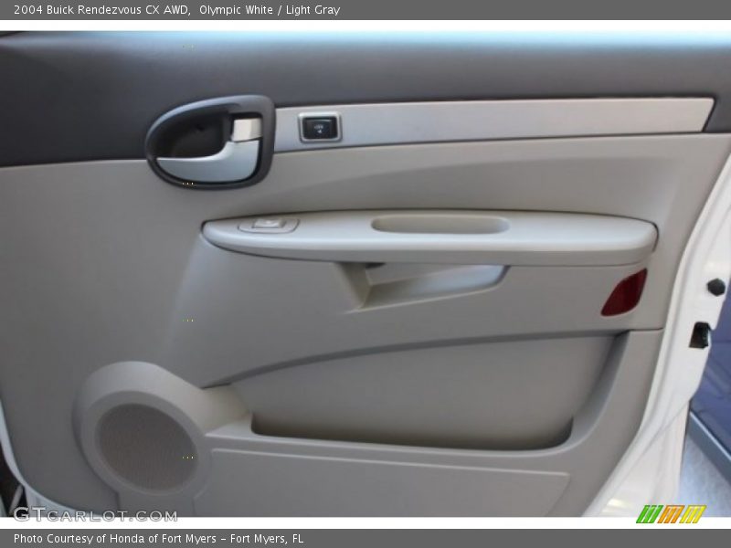 Olympic White / Light Gray 2004 Buick Rendezvous CX AWD