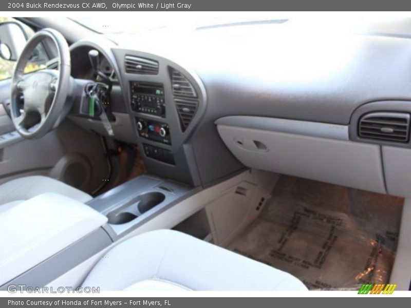 Olympic White / Light Gray 2004 Buick Rendezvous CX AWD