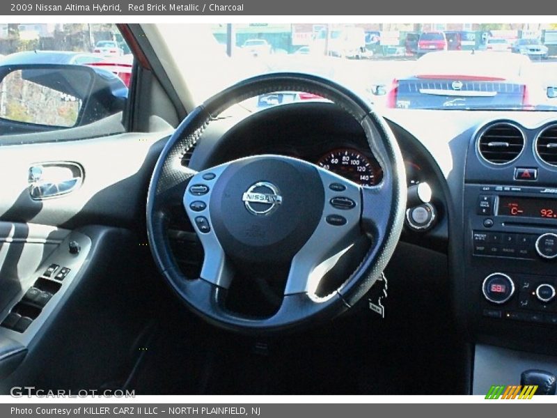 Red Brick Metallic / Charcoal 2009 Nissan Altima Hybrid
