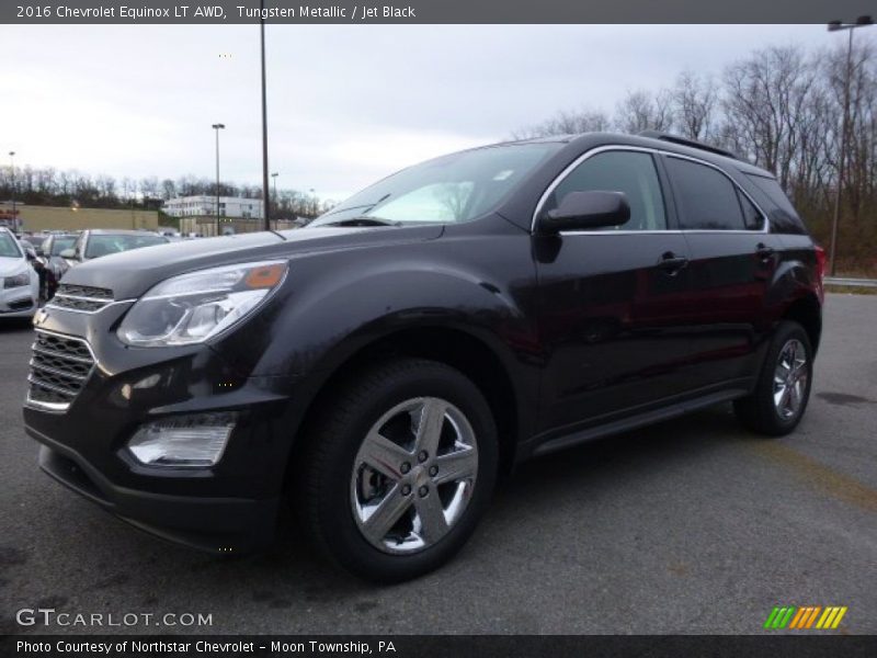 Tungsten Metallic / Jet Black 2016 Chevrolet Equinox LT AWD