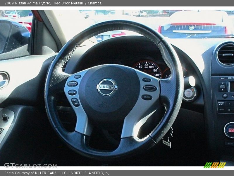 Red Brick Metallic / Charcoal 2009 Nissan Altima Hybrid