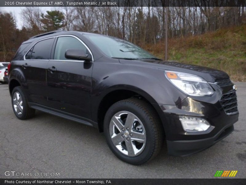 Tungsten Metallic / Jet Black 2016 Chevrolet Equinox LT AWD