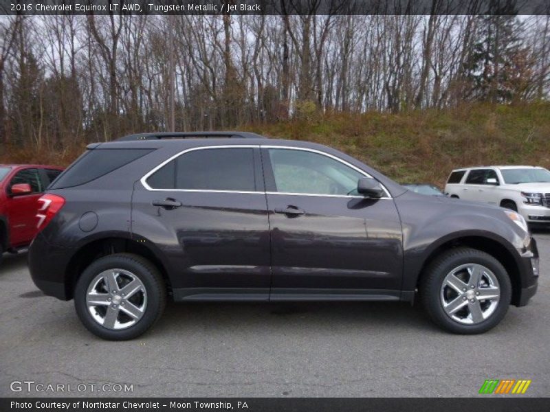 Tungsten Metallic / Jet Black 2016 Chevrolet Equinox LT AWD