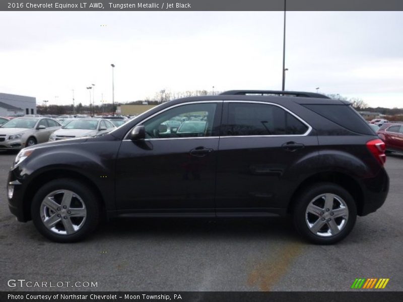 Tungsten Metallic / Jet Black 2016 Chevrolet Equinox LT AWD