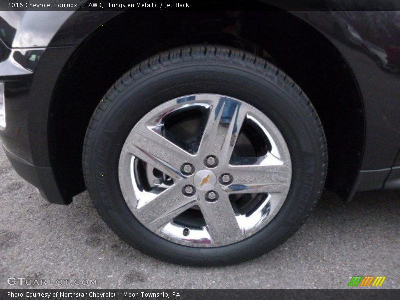 Tungsten Metallic / Jet Black 2016 Chevrolet Equinox LT AWD