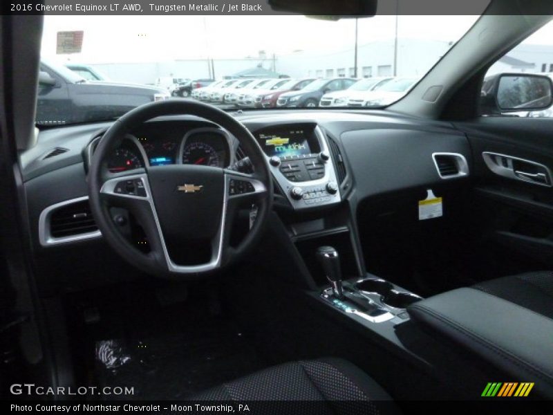 Tungsten Metallic / Jet Black 2016 Chevrolet Equinox LT AWD