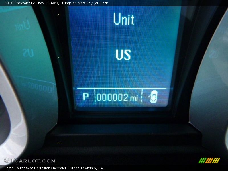 Tungsten Metallic / Jet Black 2016 Chevrolet Equinox LT AWD