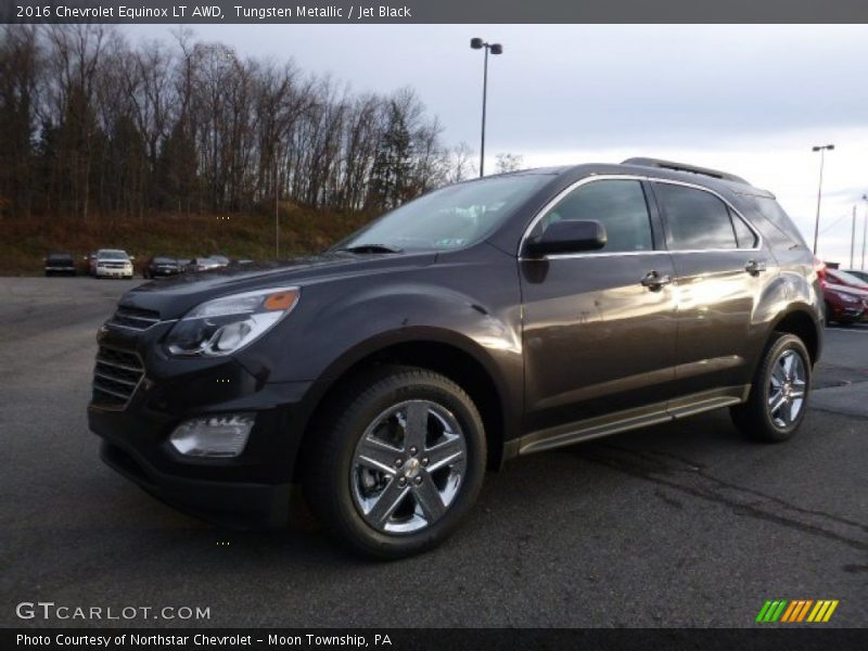 Tungsten Metallic / Jet Black 2016 Chevrolet Equinox LT AWD