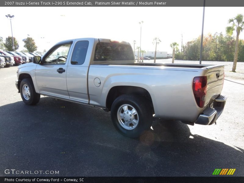 Platinum Silver Metallic / Medium Pewter 2007 Isuzu i-Series Truck i-290 S Extended Cab