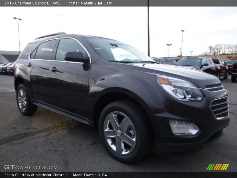 Tungsten Metallic / Jet Black 2016 Chevrolet Equinox LT AWD