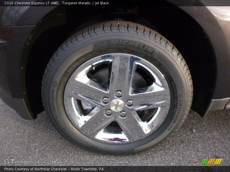 Tungsten Metallic / Jet Black 2016 Chevrolet Equinox LT AWD