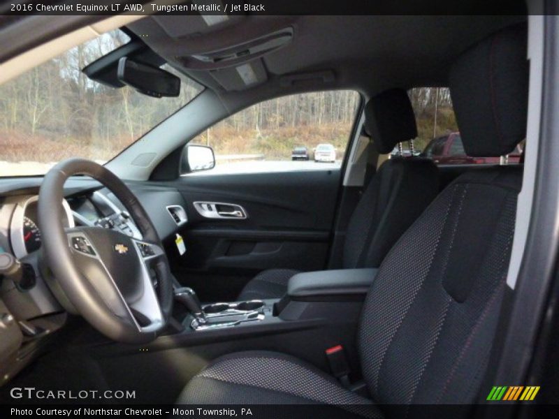 Tungsten Metallic / Jet Black 2016 Chevrolet Equinox LT AWD