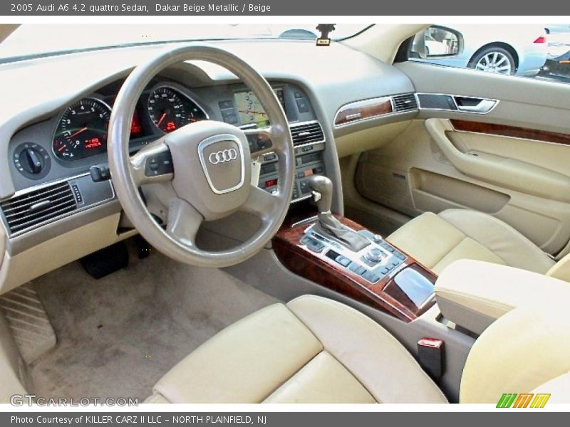 Dakar Beige Metallic / Beige 2005 Audi A6 4.2 quattro Sedan