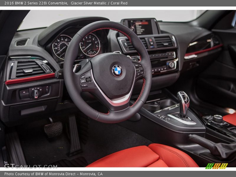 Coral Red Interior - 2016 2 Series 228i Convertible 