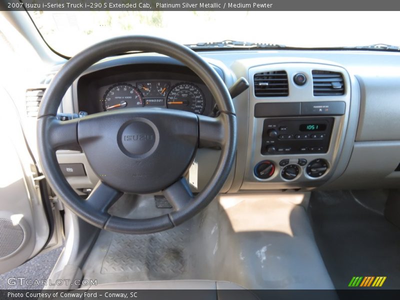 Platinum Silver Metallic / Medium Pewter 2007 Isuzu i-Series Truck i-290 S Extended Cab