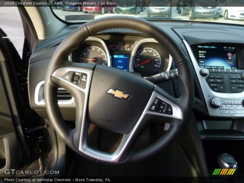 Tungsten Metallic / Jet Black 2016 Chevrolet Equinox LT AWD