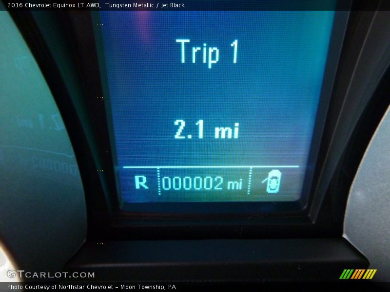 Tungsten Metallic / Jet Black 2016 Chevrolet Equinox LT AWD