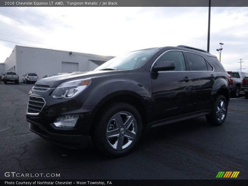 Tungsten Metallic / Jet Black 2016 Chevrolet Equinox LT AWD