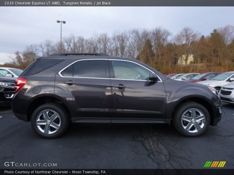 Tungsten Metallic / Jet Black 2016 Chevrolet Equinox LT AWD