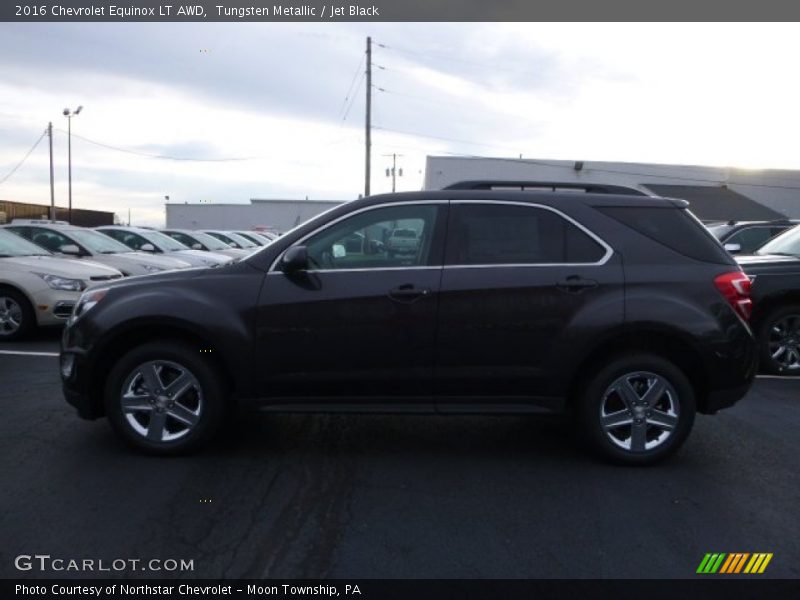 Tungsten Metallic / Jet Black 2016 Chevrolet Equinox LT AWD