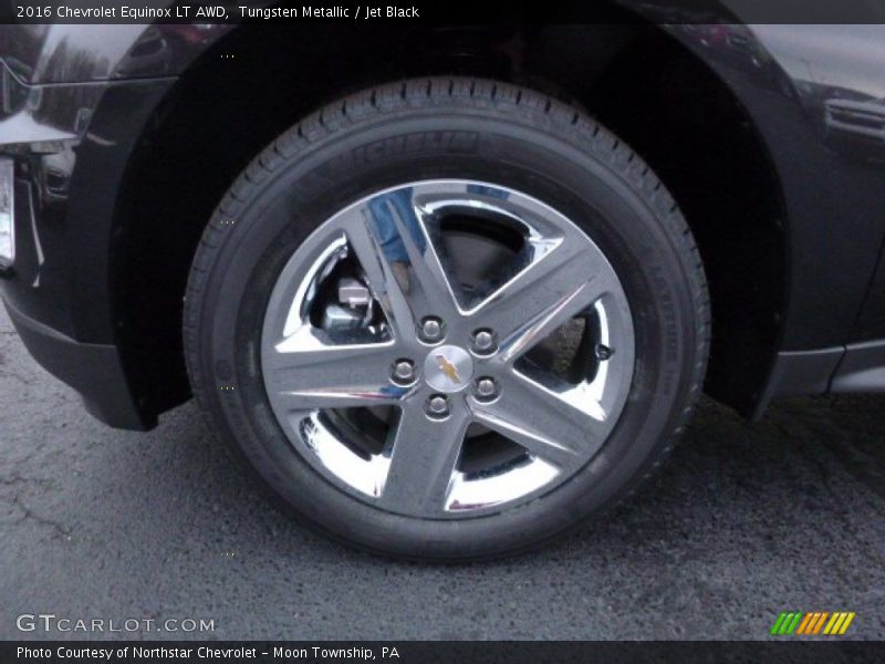 Tungsten Metallic / Jet Black 2016 Chevrolet Equinox LT AWD