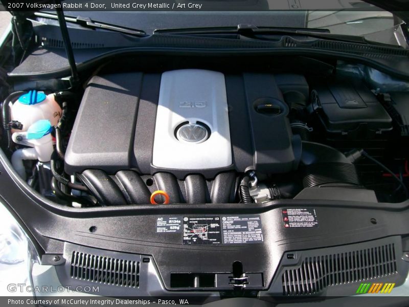 United Grey Metallic / Art Grey 2007 Volkswagen Rabbit 4 Door