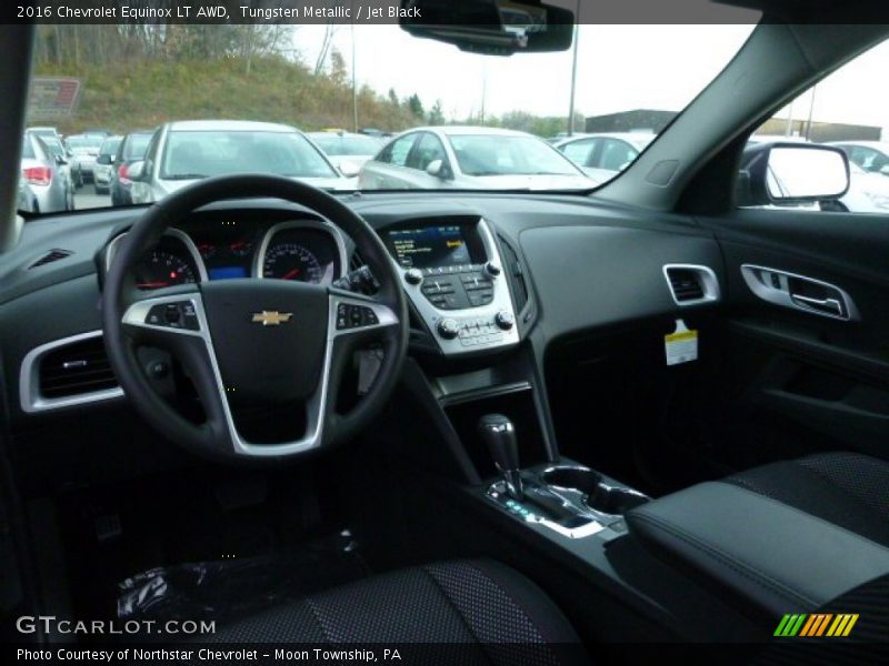 Tungsten Metallic / Jet Black 2016 Chevrolet Equinox LT AWD