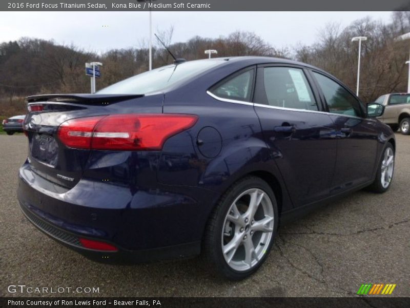  2016 Focus Titanium Sedan Kona Blue