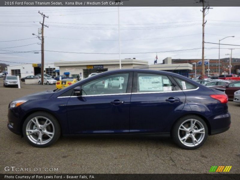  2016 Focus Titanium Sedan Kona Blue