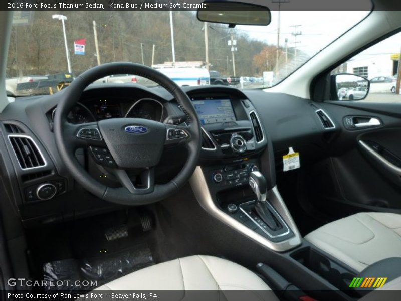 Medium Soft Ceramic Interior - 2016 Focus Titanium Sedan 