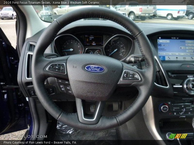  2016 Focus Titanium Sedan Steering Wheel