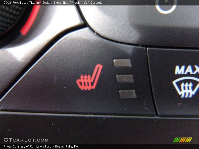 Kona Blue / Medium Soft Ceramic 2016 Ford Focus Titanium Sedan