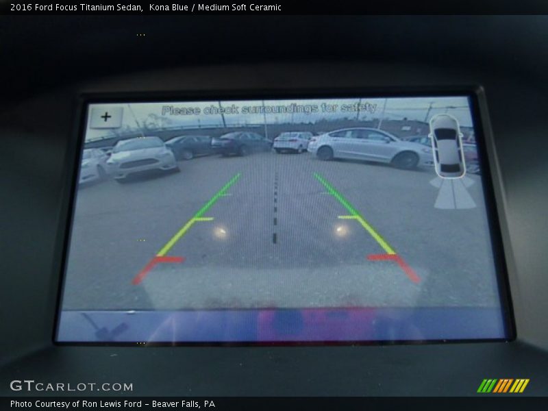 Kona Blue / Medium Soft Ceramic 2016 Ford Focus Titanium Sedan